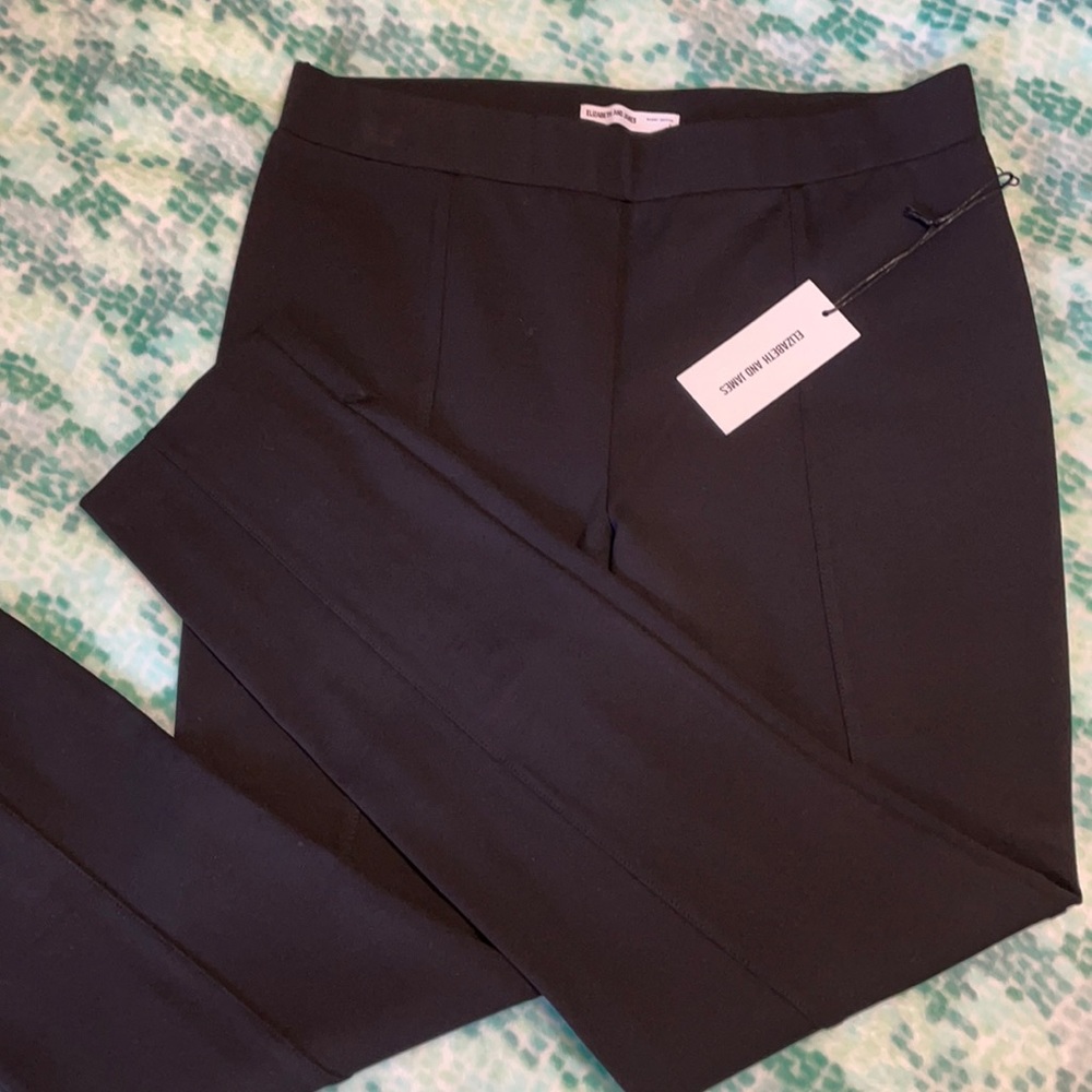 Elizabeth and James black pull on pants